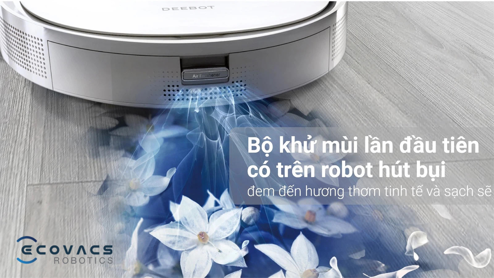 Bộ khử mùi lần đầu tiên có trên robot hút bụi