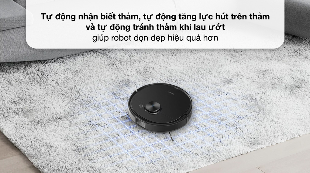 Ecovacs Deebot T9 Aivi chế độ hút thông minh