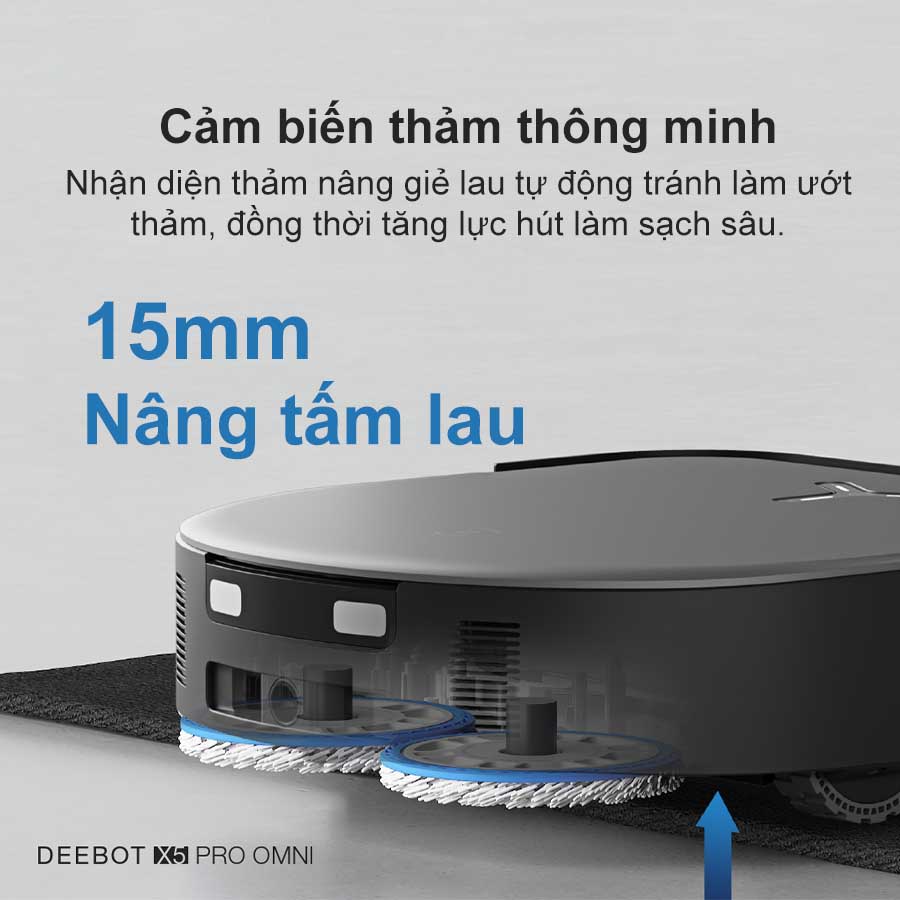 Ecovacs Deebot X5 Pro Omni Quốc Tế